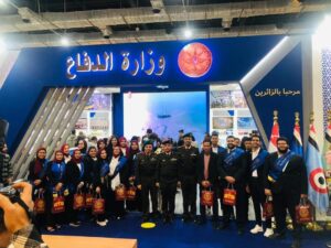 طلاب جامعة الإسكندرية يزورون معرض الكتاب الدولي بالقاهرة فى نسخته ال٥٥