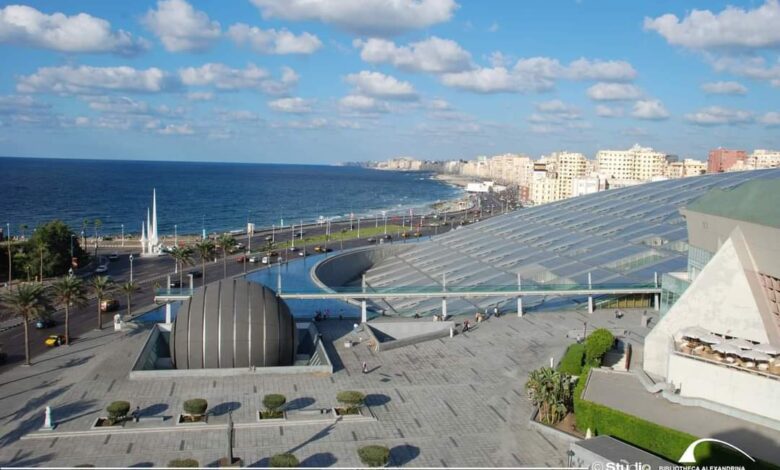 مكتبة الإسكندرية ..أيقونة عالمية شاهدة علي تاريخ عروس المتوسط