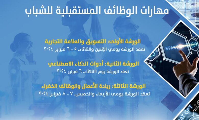 سلسلة ورش عمل "مهارات الوظائف المستقبلية للشباب" بمكتبة الإسكندرية