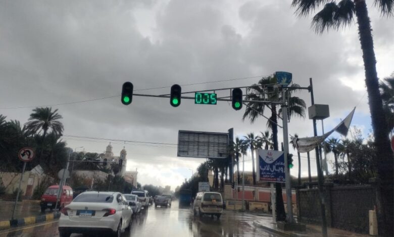 خلال ثاني أيام نوة الشمس الصغرى ........أمطار رعدية تضرب الإسكندرية