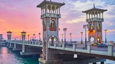 كوبري ستانلي الذي يعد أول جسر يخترق مياه عروس البحر الأبيض المتوسط